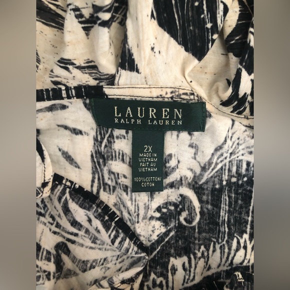 Lauren Ralph Lauren Women’s Design Shirt Sleeveless Size 2XL - Picture 5 of 8